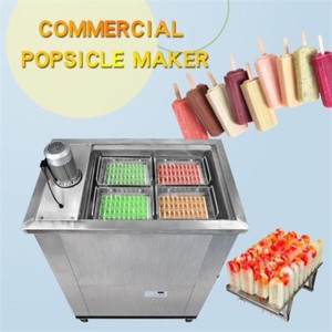 USA Commercial 4 mold sets ice popsicle sticks making machine,ice pops machine