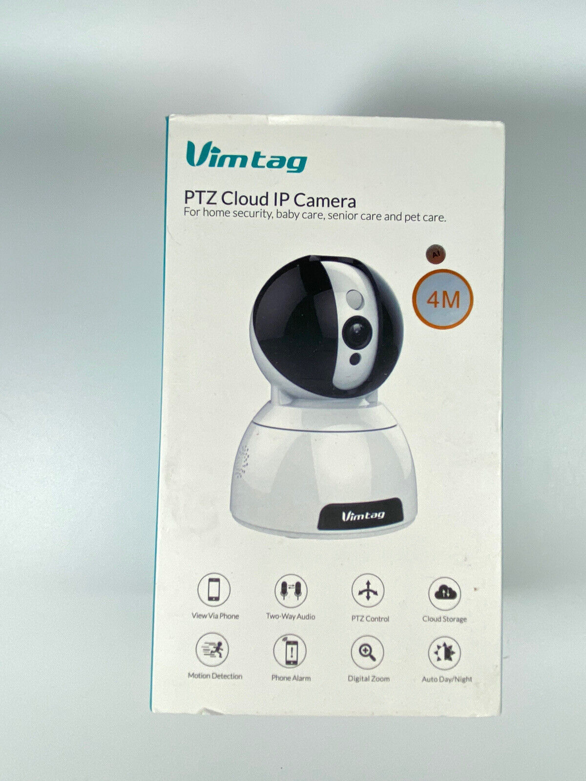 Vimtag Wireless Indoor Camera. PTZ IP shipping Cloud free 【本物保証】 Camera 贈り物
