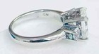 HSN Colleen Lopez Sterling Silver Cushion-Cut & Round White Topaz Ring Size 8 — photo 3