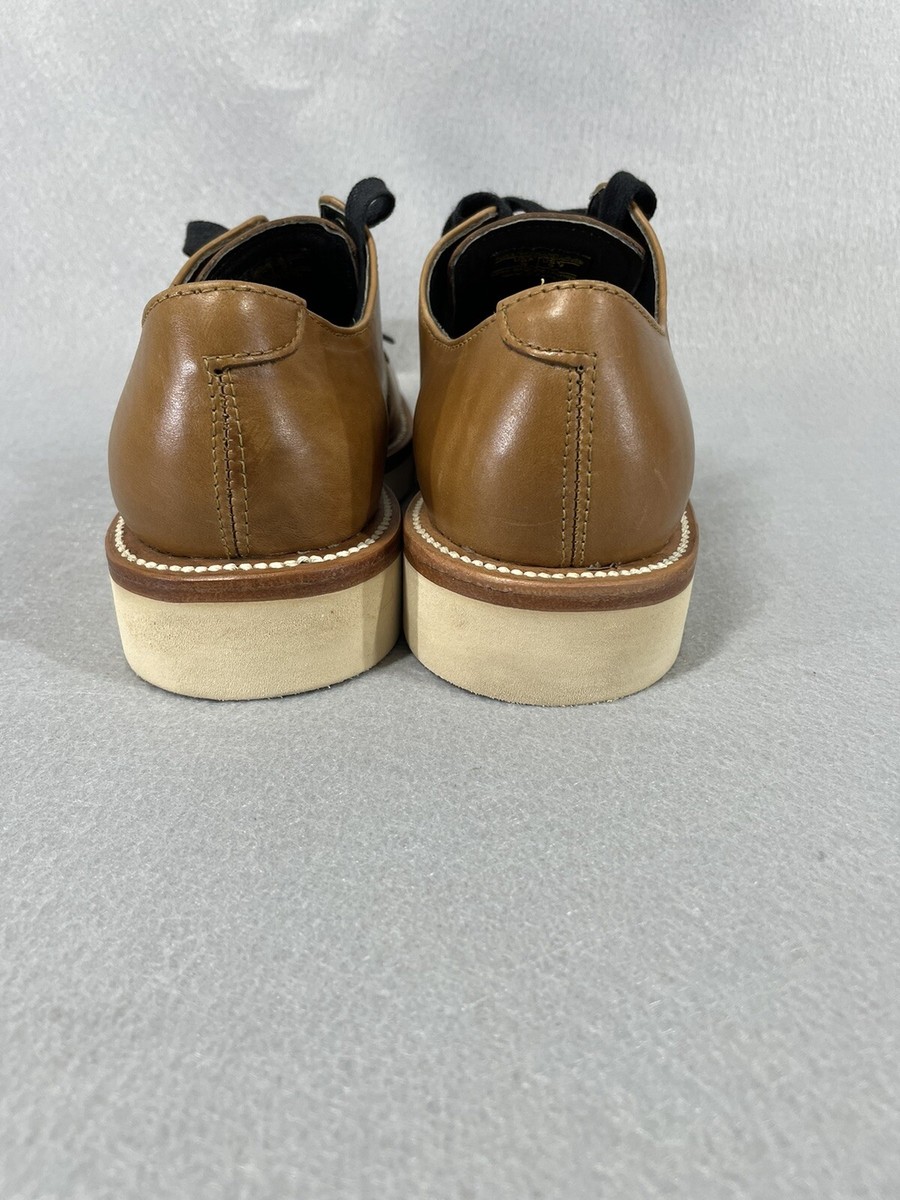 Two Thousand Never Genuine Leather Brown Oxford Mens Size 8  display picture 3