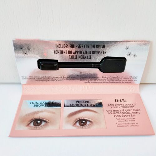 Benefit Gimme Brow+ Volumizing Eyebrow Fiber Gel Sample, Shade 3, 0.2g Brand New - Picture 3 of 4