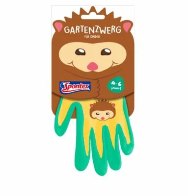 Guanti da giardino Spontex nano da giardino bambini taglia 4 - 6 anni + 7 - 8 anni