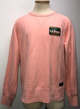 LL BEAN X TODD SNYDER LOGO BADGE PEACH SWEATSHIRT ORGANIC COTTON - SOLD OUT - L
