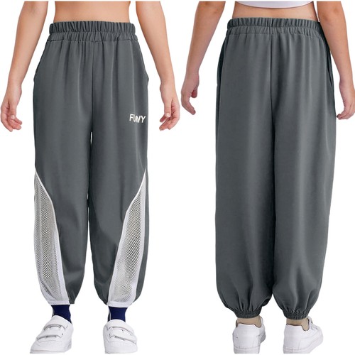 Kids Boys Pants Summer Sweatpants Jogger Trousers Training With Pockets Sports - Picture 4 of 38