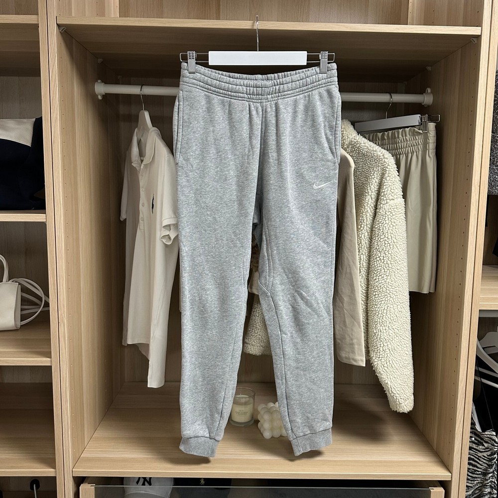 Nike Mens Slim Tapered Light Grey Joggers Sweatpants Size S Sports