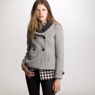 j crew pea coat