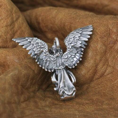 925 Sterling Silver Charms Little Angels Pendant TA281A JP Good Details - Picture 2 of 12