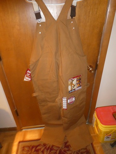 Salopette bavaglino da lavoro nuova grande e alta firma Levi Strauss taglia 46x30 workwear - Foto 1 di 8