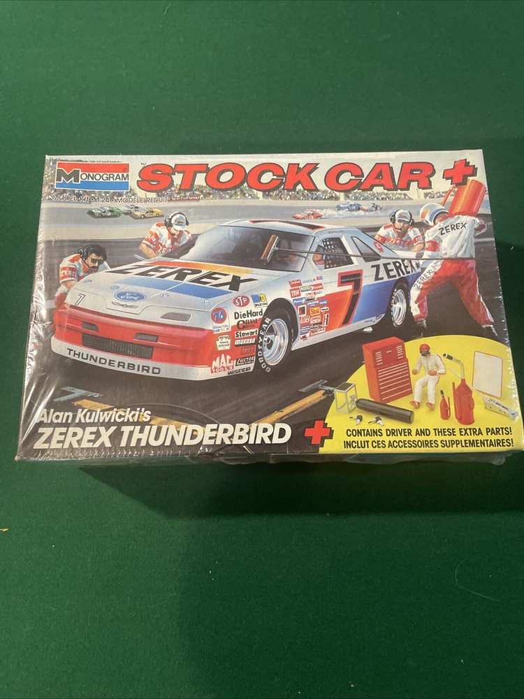 Monogram Alan Kulwickis Zerex Thunderbird 7  1/24 Model Kit 2908 Factory Sealed