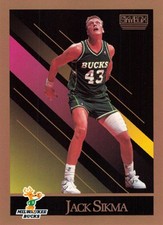 Jack Sikma 1990-91 SkyBox #166 Milwaukee Bucks