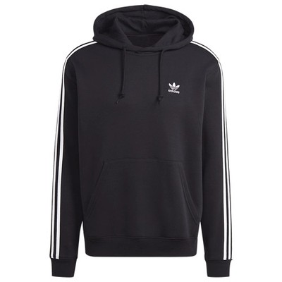 Adidas Adicolor Classics 3-Stripes Black Fleece Hoodie MSRP $70