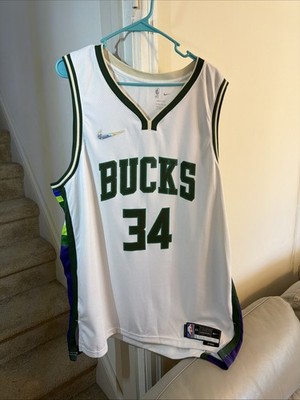 Nike Giannis Antetokounmpo Milwaukee Bucks City Edition Swingman