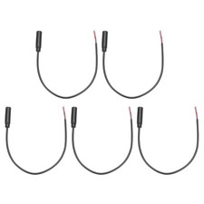 5pcs 2.5mm Female Jack to Bare Wire Open End Replacement TRS 2 Pole Cable, 0.25m