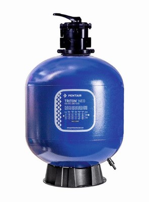 Pentair Triton Neo TR60 Filterbehälter Ø 610mm 6-Wege-Top-Ventil  14 m³/h blau
