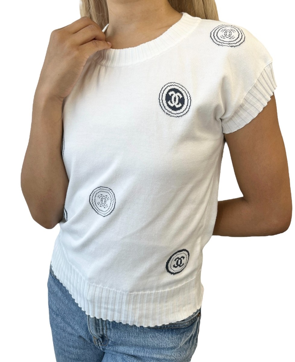 CHANELシャネル　コットンTシャツ　CCマーク　34 s-l1200.jpg