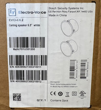 Electro-Voice EVID-C6.2 6.5" 2 Way Ceiling Loud Speaker Pair White