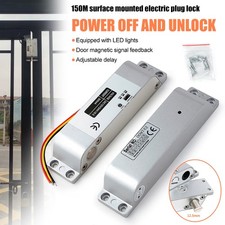 Electric Drop Bolt Lock DC12 24V NC Mode Fail Safe Electric Mortise Lock UK