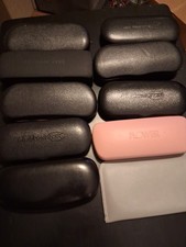 Lot Of Nine Hard Case Eyeglass Protection Variety Of Colors Free Shipping