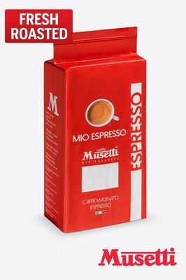 Musetti Italian Ground Coffee   Premium Espresso Blend   250g / 8oz