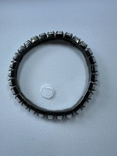 Faux Pearl And Metal Stretch Bracelet