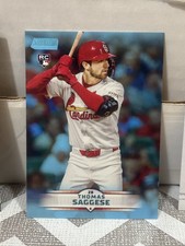 2025 Topps Stadium Club - Thomas Saggese #157 Light Blue Foil (RC)