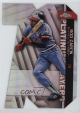 2021 Topps Chrome Update Target Platinum Player Die-Cuts Rod Carew HOF 1e6l