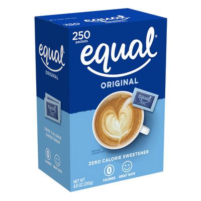 Equal Coffee and Tea Sweetener Sugar Free Sweetener 250ct