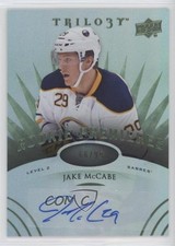 2014 Trilogy Level 2 Rookie Premieres Radiant Green 66/99 Jake McCabe Auto 2d8