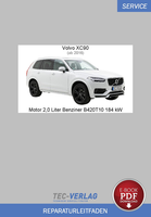 PDF Volvo XC90 (Ab 2016) Reparaturanleitung Motor 2,0 L Benziner 184 Kw