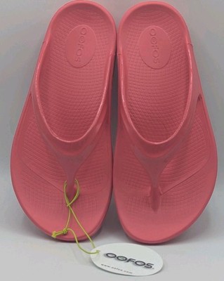 OOFOS Women's Size 6 OOLALA Sandals Neon Berry Style #1400 New | eBay