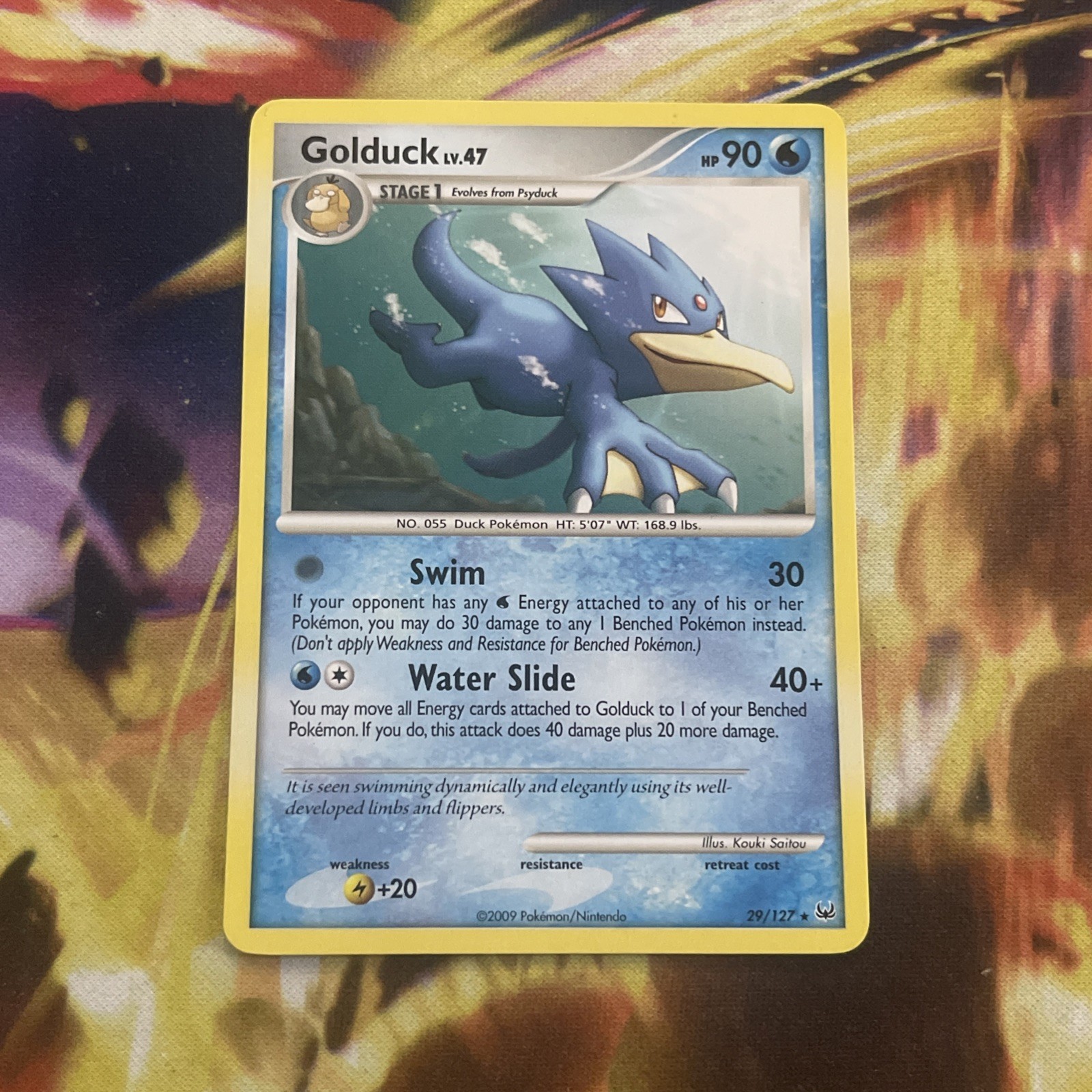 Pokemon Golduck Platinum 29/127
