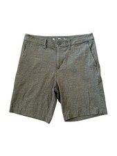 VA RVCA Boardshorts Swim Trunk Shorts Green Boys Size 28x8 Good Condition
