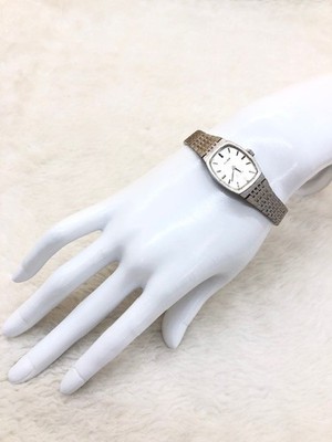RADO FLORE 1960s Vintage Ladies Hand-Wound Watch Original Bracelet Japan DDP