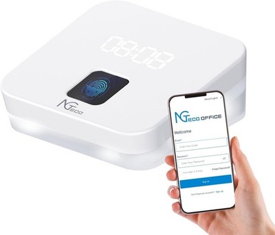 NGTeco TC4 Cloud Fingerprint Time Clocks 2.4G WiFi with Remote Control Software