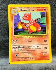 Charmeleon 024/102 Base Set Regular 1999 Vintage NM Pokemon Card