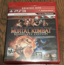 Mortal Kombat Komplete Edition Greatest Hits W/ Manual 3D Compatible PS3