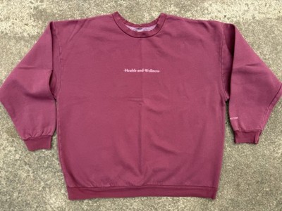 Call Her Daddy Official Merchandise Health and Wellness Crewneck Maroon Sz XXL