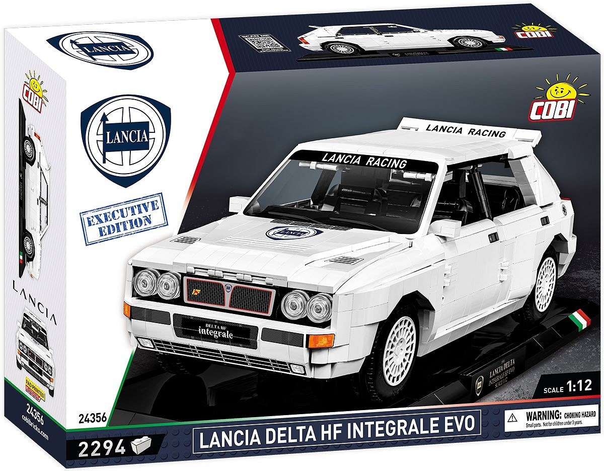 LANCIA Delta HF Integrale Evo 1991 COBI 2294 pièces maquette de voiture de collection blanche