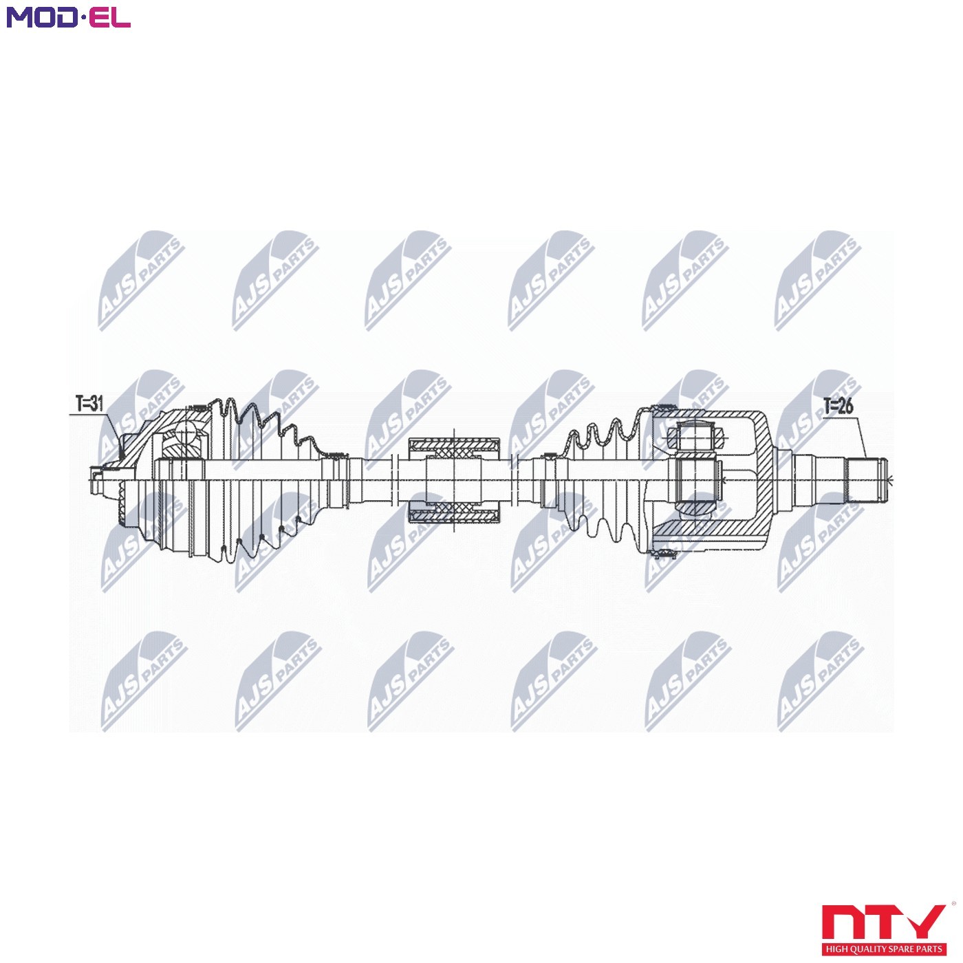 Driveshaft Front Axle Left Manual Transmission NPW-BM-187 NTY for BMW MINI - Image 9