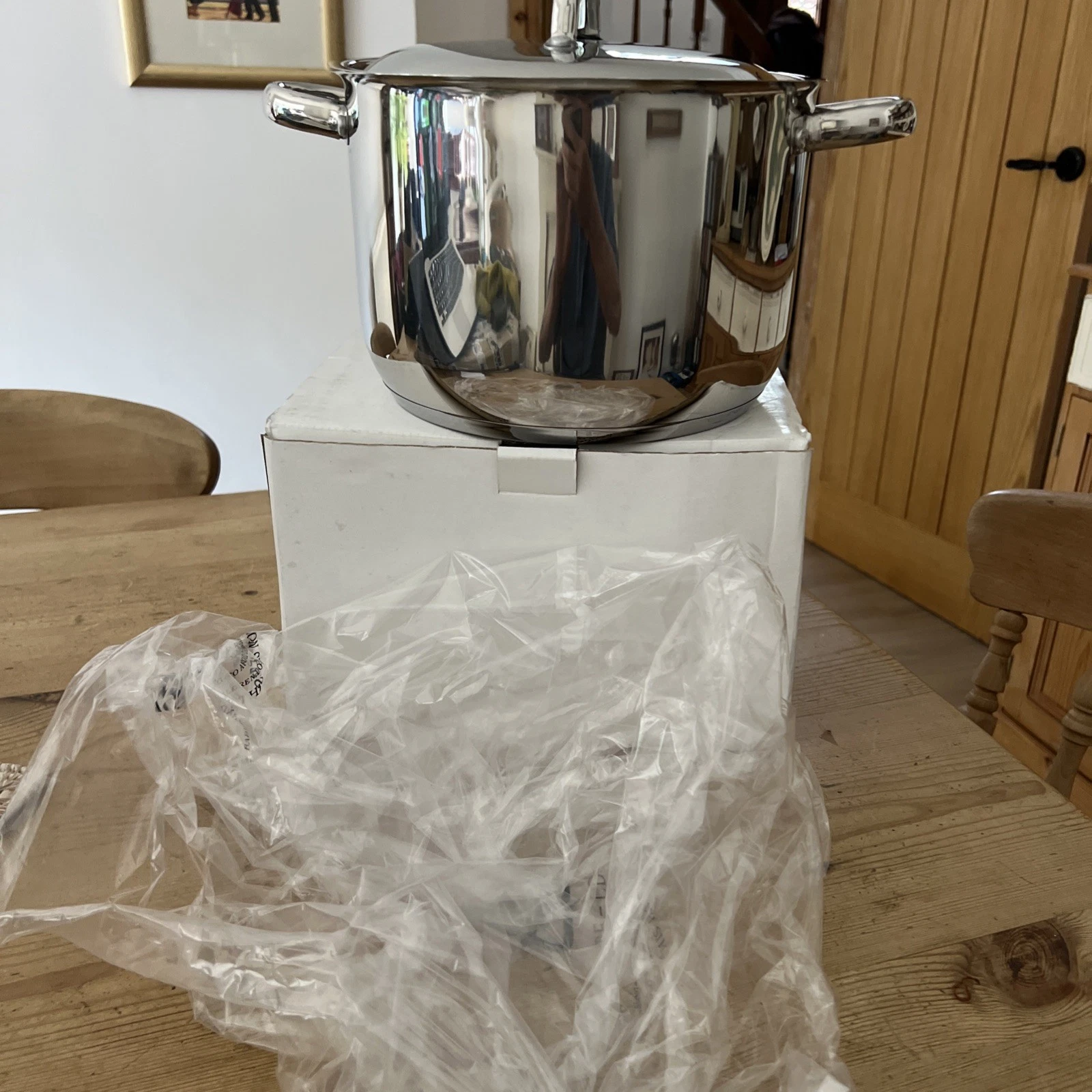 Jean Patrique Professional 2handled Large Stockpot With Lid Stainless NEW
Opens in a new window or t