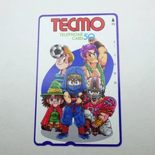Japanese Telephone Card Ninja Gaiden Key of Solomon World Wrestling TECMO