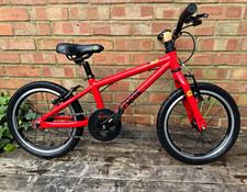 Frog Bikes Frog 48 16in Kids Bike Red Black 1 Speed V-Brake BMX Bar Guard