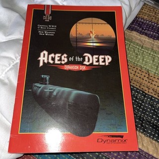 Aces of the Deep Expansion ORIGINAL INSTRUCTION MANUAL ONLY PC NO GAME