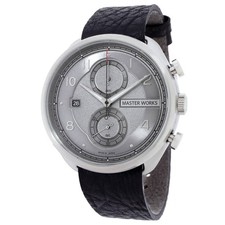 Master Works Chronograph Quartz Silver Dial Men's Watch MW17SUEDBKG0