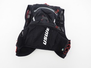 USWE Rush 8L Bike Hydration Vest Black / Red Size Medium w/ Bladder 