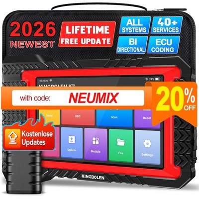 KINGBOLEN K7 BT OBD2 Diagnosegerät ALLE System ECU Codierung CANFD SGW 40+ Reset