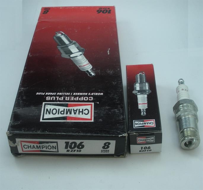 Champion 106 RZF10 Spark Plug Pack of 8