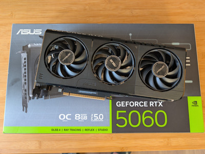 ASUS GeForce RTX 5060 8GB OC Edition GDDR7 Gaming Grafikkarte
