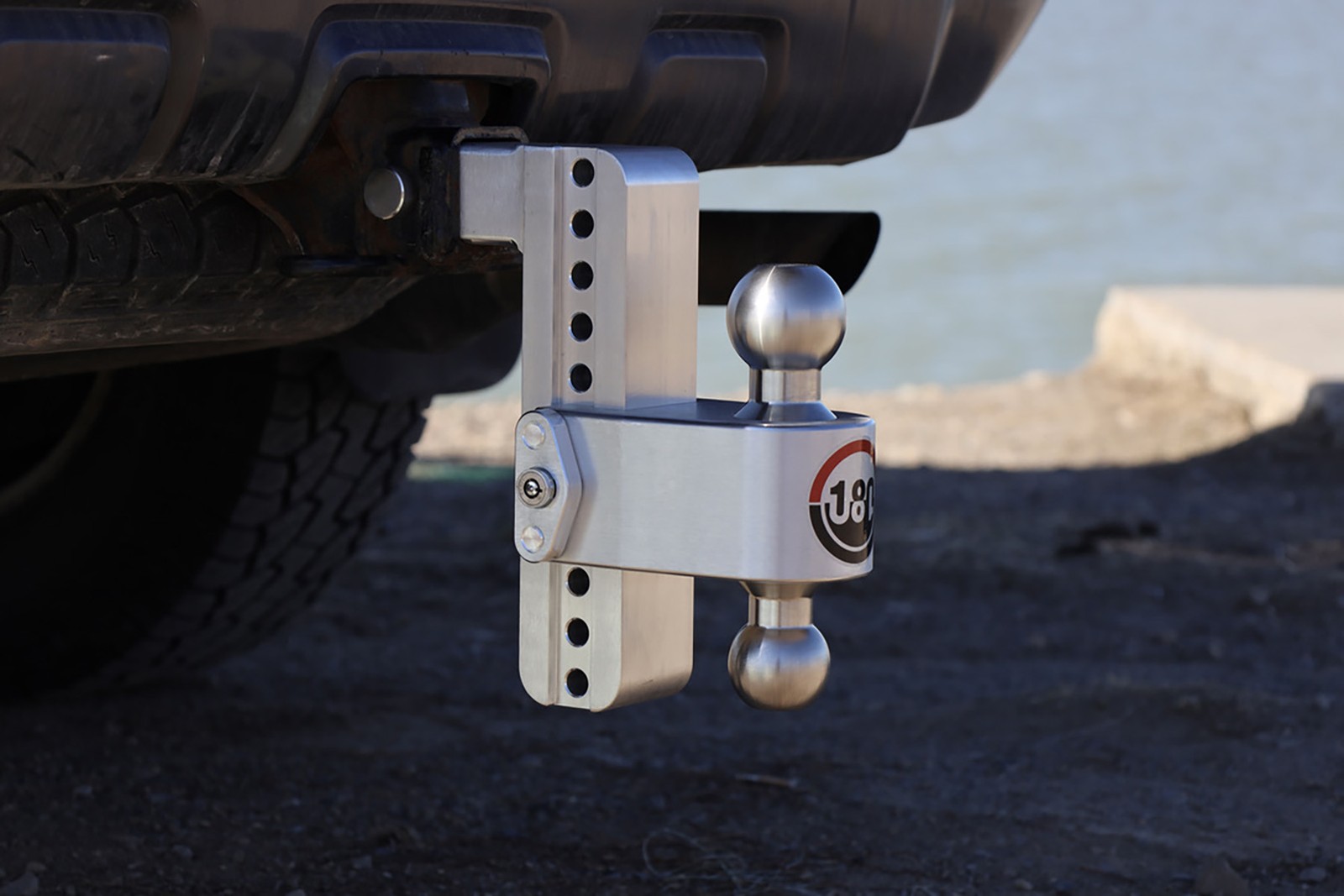 Weigh Safe LTB8-2 Turnover Ball 8" Drop Hitch with 2" Shank