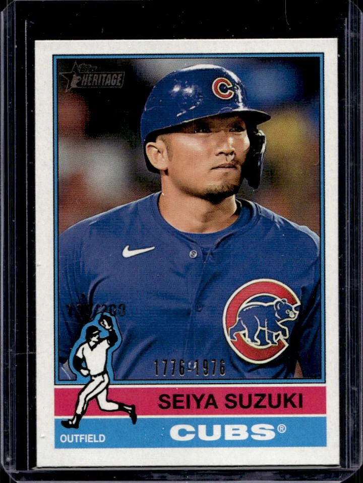2025 Topps Heritage Seiya Suzuki Bicentennial #135/200 Cubs